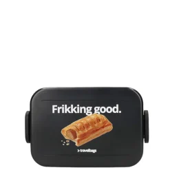 Lunchboxen>Mepal X Travelbags Frikandelbroodjetrommel Lunchbox Medium black