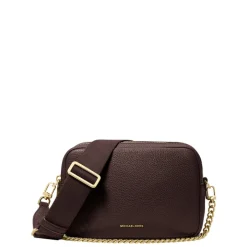 Schoudertassen|Crossbody>Michael Kors Bryant MD Dblzp Chn Camera Crossbody chocolate
