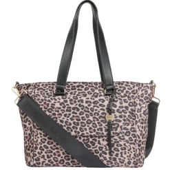 Shoppers|Schoudertassen>MOSZ Denise Laptop Shoulderbag 15.6" leopard