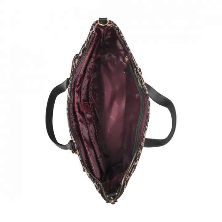 Shoppers|Schoudertassen>MOSZ Denise Laptop Shoulderbag 15.6" leopard