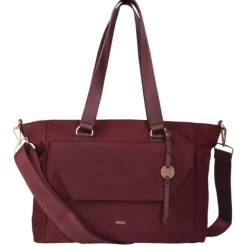 Shoppers|Schoudertassen>MOSZ Denise Laptop Shoulderbag 15.6" aubergine