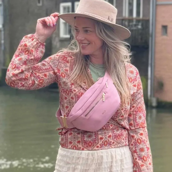 Schoudertassen|Heuptassen>MOSZ Jessy Fannypack blush pink