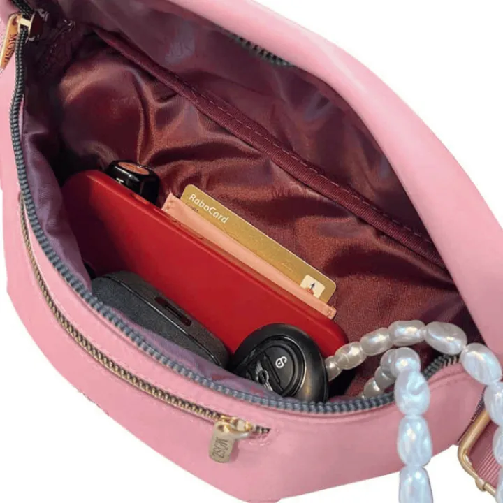 Schoudertassen|Heuptassen>MOSZ Jessy Fannypack blush pink