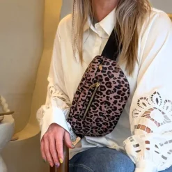 Schoudertassen|Heuptassen>MOSZ Jessy Fannypack leopard
