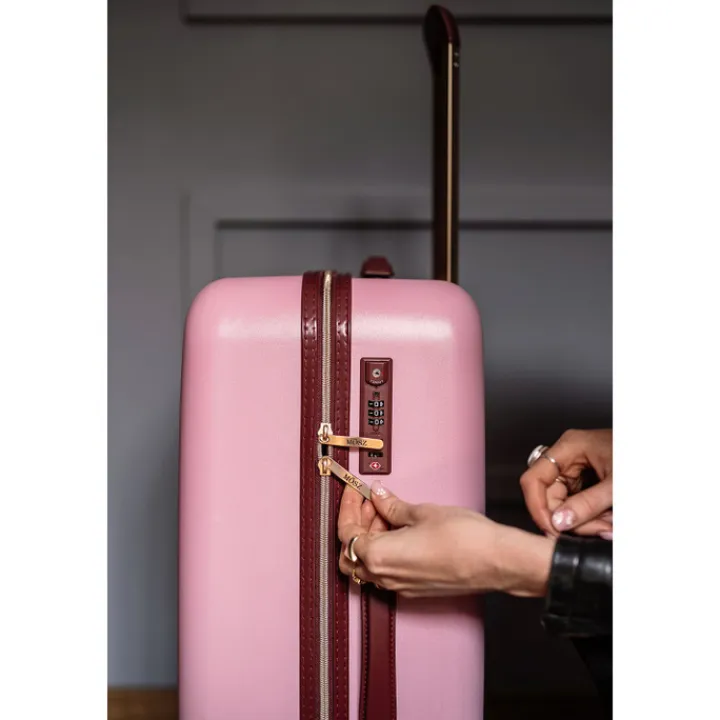 Reistrolleys|Reiskoffers>MOSZ Lauren Trolley 76 blush pink