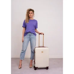 Harde Koffers|Reiskoffers>MOSZ Lauren Trolley 66 marshmallow