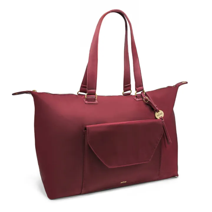 Handbagage Reistassen|Dames Reistassen>MOSZ Sandy Travelbag aubergine