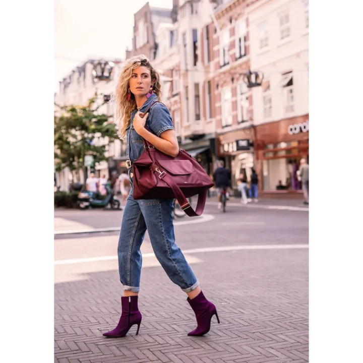 Handbagage Reistassen|Dames Reistassen>MOSZ Sandy Travelbag blush pink