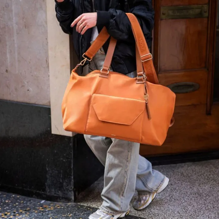 Handbagage Reistassen|Dames Reistassen>MOSZ Sandy Travelbag burned orange