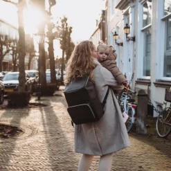 Luiertassen|Damestassen>Mozz Beloved Diaper Backpack cognac
