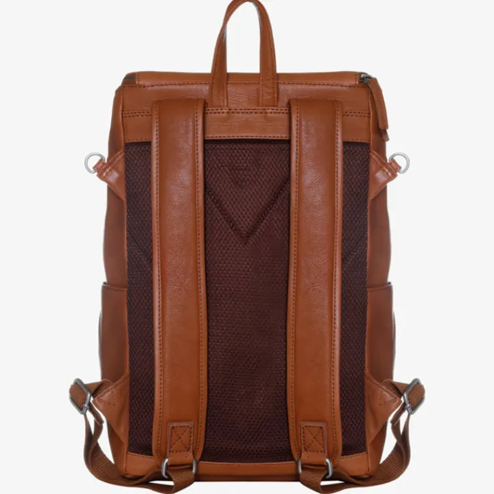 Luiertassen|Damestassen>Mozz Beloved Diaper Backpack cognac