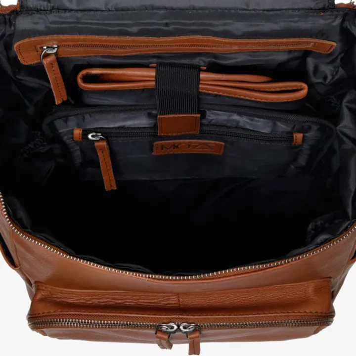 Luiertassen|Damestassen>Mozz Beloved Diaper Backpack cognac