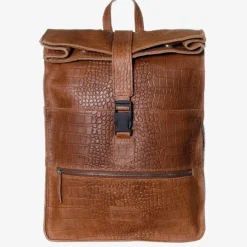 Luiertassen|Damestassen>Mozz Croco Gobi Backpack croco camel