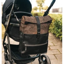 Luiertassen|Damestassen>Mozz Gobi Backpack Luiertas Mini Dots beige