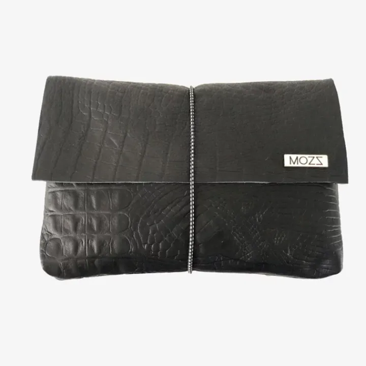 Luiertassen|Damestassen>Mozz Luieretui croco black-harmony
