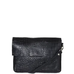 Luiertassen|Damestassen>Mozz Luieretui Crossbody croco zwart