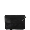 Luiertassen|Damestassen>Mozz Luieretui Crossbody Suede snake zwart