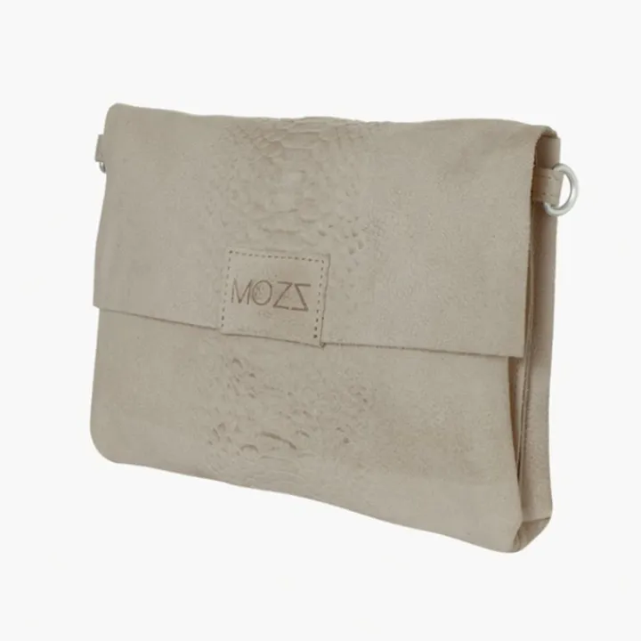 Luiertassen|Damestassen>Mozz Luieretui Crossbody Suede snake zand
