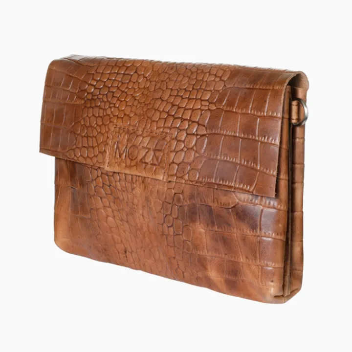Luiertassen|Damestassen>Mozz Luieretui Crossbody croco cognac