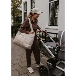 Shoppers|Damestassen>Mozz Mom Bag Puffy Shopper beige