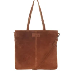 Luiertassen|Damestassen>Mozz Momsbag Shopper Suede cognac