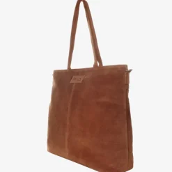Luiertassen|Damestassen>Mozz Momsbag Shopper Suede cognac