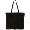 Luiertassen|Damestassen>Mozz Momsbag Shopper Suede black