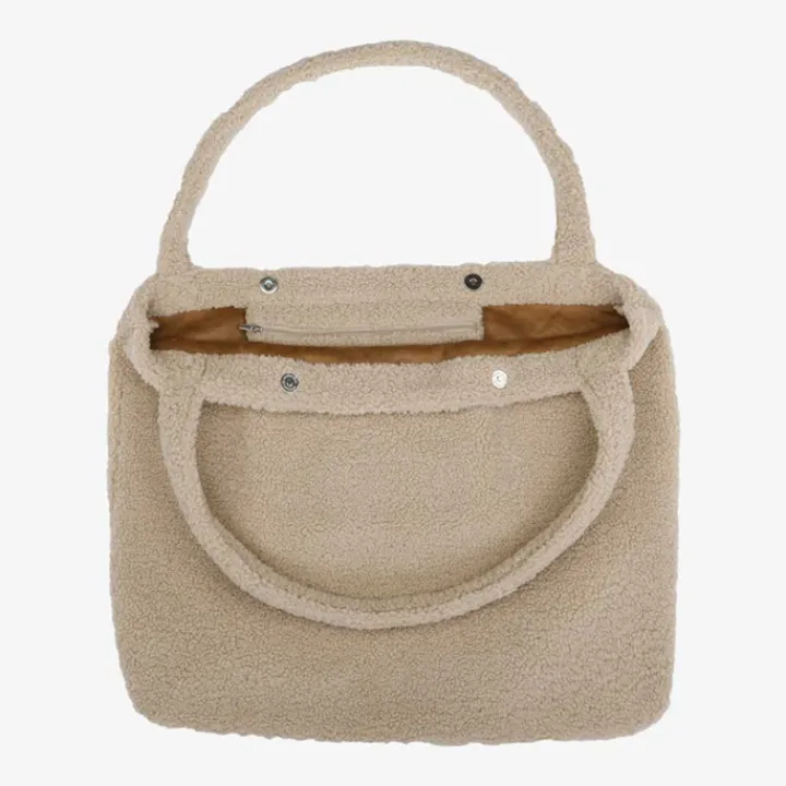 Luiertassen|Damestassen>Mozz Set Teddy Mom Bag - Luieretui ecru