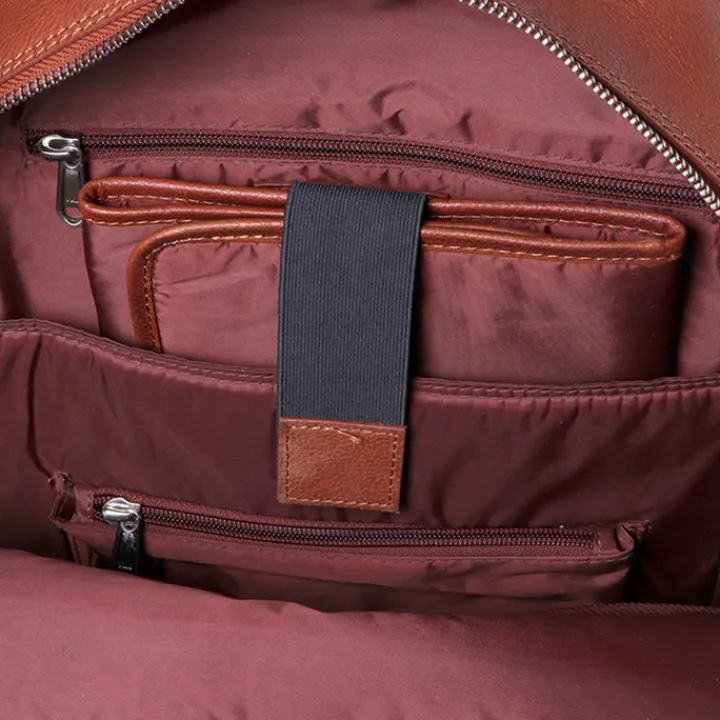 Luiertassen|Damestassen>Mozz Vintage Beautiful Backpack Luiertas cognac