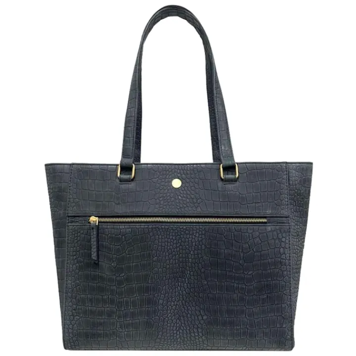 Schoudertassen|Fashion Tassen>MOSZ MÔSZ Viona Croco Laptopbag 15.6" black