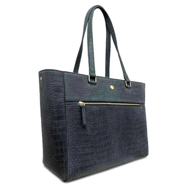 Schoudertassen|Fashion Tassen>MOSZ MÔSZ Viona Croco Laptopbag 15.6" black