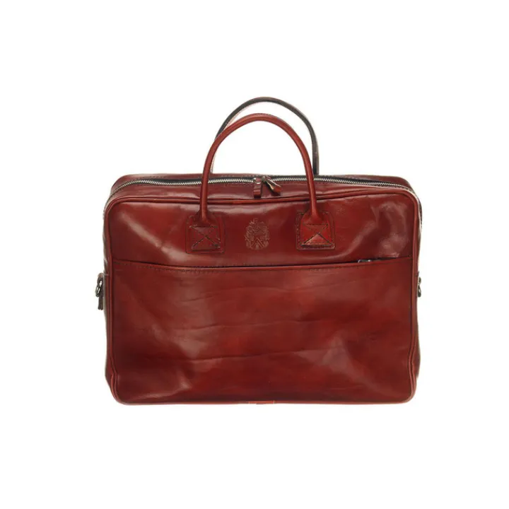 Herentassen|Laptop Schoudertassen>Mutsaers The Sleeve Plus 13.3" chestnut