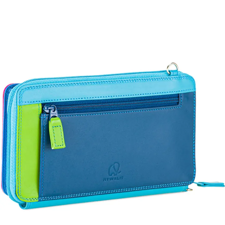 Grote Portemonnees|Leren Portemonnees>Mywalit Accessories Zip Round Multi Purse liguria