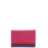 Kleine Portemonnees|Leren Portemonnees>Mywalit Ladies Double Flap Purse Wallet sangria multi