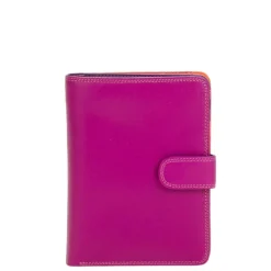 Leren Portemonnees|Dames Portemonnees>Mywalit Ladies Large Wallet Zip Purse sangria multi