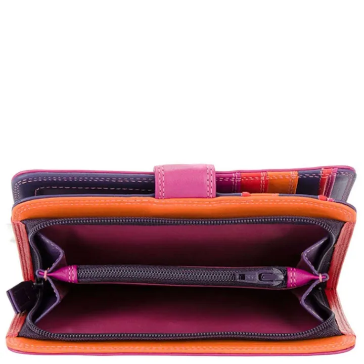 Leren Portemonnees|Dames Portemonnees>Mywalit Ladies Large Wallet Zip Purse sangria multi