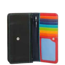 Leren Portemonnees|Dames Portemonnees>Mywalit Ladies Medium Matinee Purse Wallet black/pace