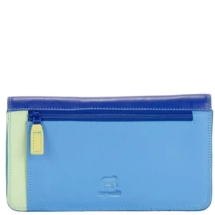 Leren Portemonnees|Dames Portemonnees>Mywalit Ladies Medium Matinee Purse Wallet seascape