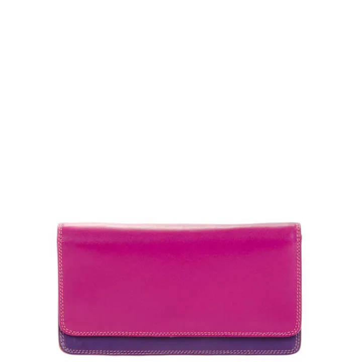 Leren Portemonnees|Dames Portemonnees>Mywalit Ladies Medium Matinee Purse Wallet sangria multi