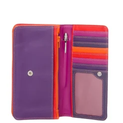 Leren Portemonnees|Dames Portemonnees>Mywalit Ladies Medium Matinee Purse Wallet sangria multi