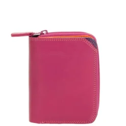 Kleine Portemonnees|Leren Portemonnees>Mywalit Ladies Small Wallet w/Zip Around Purse sangria multi
