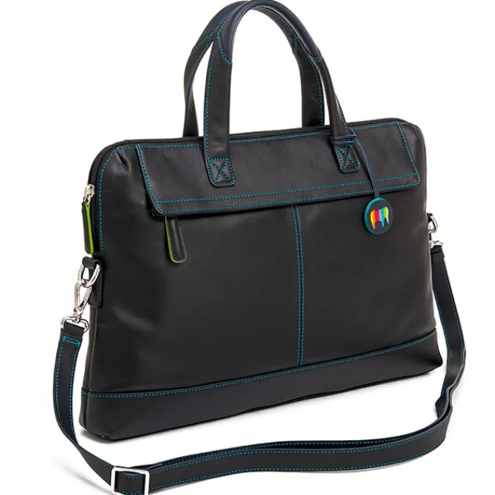 15 Inch Laptoptassen|Laptop Schoudertassen>Mywalit Office Slim Workbag black pace
