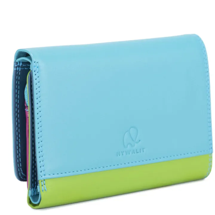 Leren Portemonnees>Mywalit Tr-Fold Purse Wallet liguria