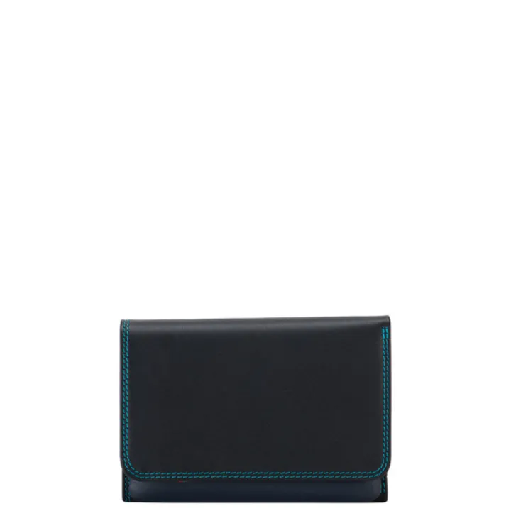 Leren Portemonnees>Mywalit Tri-Fold Purse Wallet black/pace