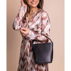 Schoudertassen|Handtassen>O My Bag Bobbi Bucket Bag Midi black