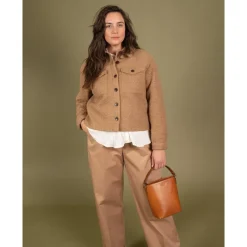 Schoudertassen|Handtassen>O My Bag Bobbi Bucket Bag Midi cognac