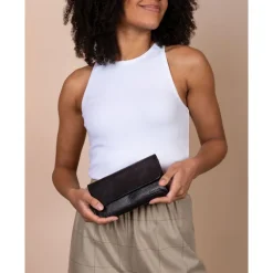 Grote Portemonnees|Leren Portemonnees>O My Bag Pau'S Pouch black
