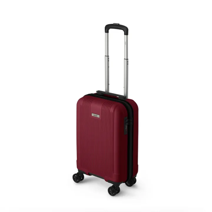 Transavia Trolleys|Klm Trolleys>Oistr Noorvik Cabin 4 Wheel Spinner 55 burgundy red