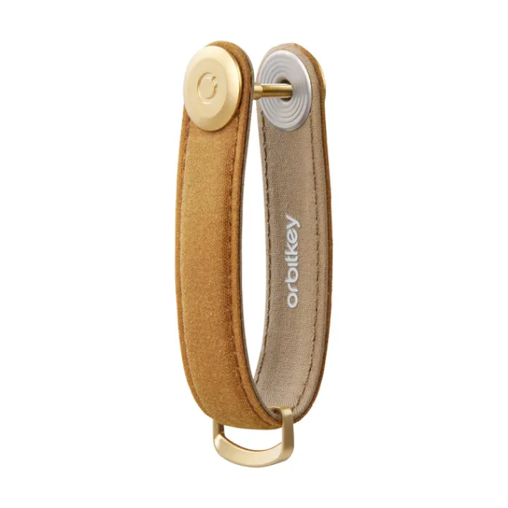 Sleutelhouders|Sleutelhouders>Orbitkey 2.0 Waxed Canvas Keyholder golden sand