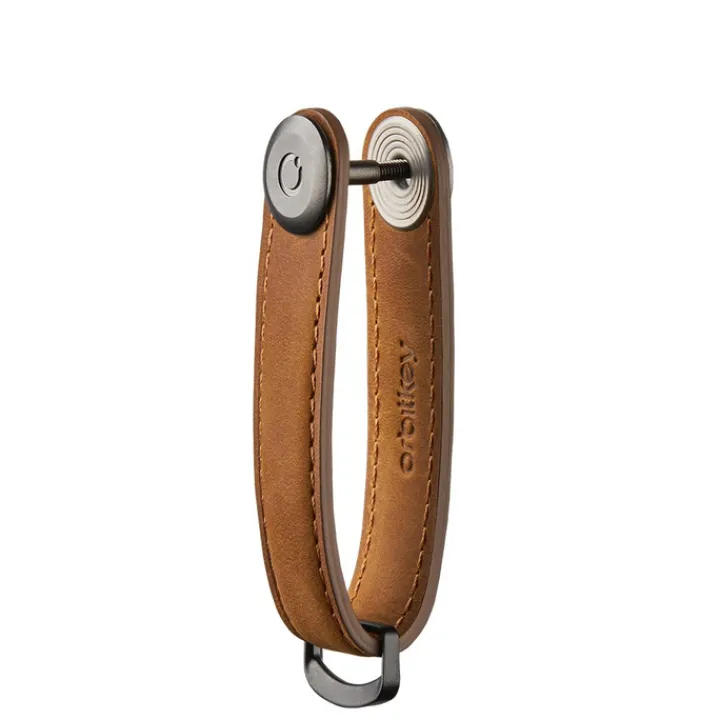 Sleutelhouders|Sleutelhouders>Orbitkey Crazy Horse Leather Key Organiser chestnut brown